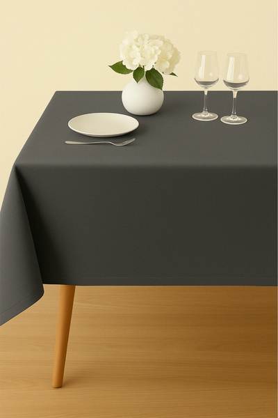 Luvora Home Față de masă texturată din catifea Luna Series - gri