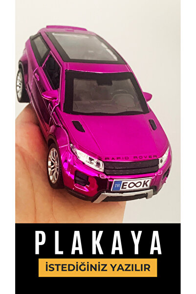 Pembe Rapid Jeep Araba Kişiye Özel Plakalı Işıklı ve Sesli
