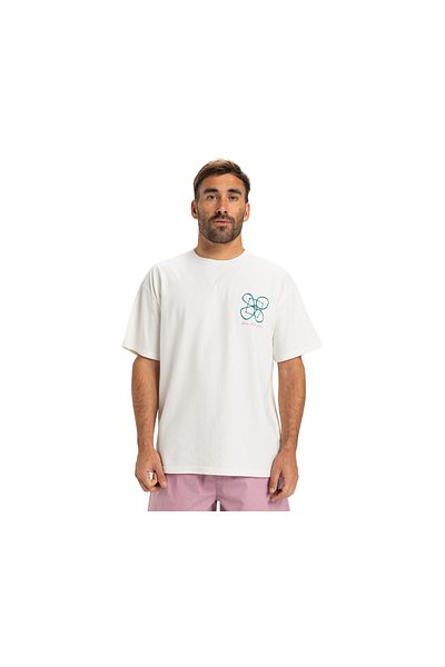Quiksilver Casual βαμβακερό μπλουζάκι Πολύχρωμο μπλουζάκι