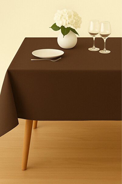 Luvora Home Luna серия кадифена покривка за маса - кафява