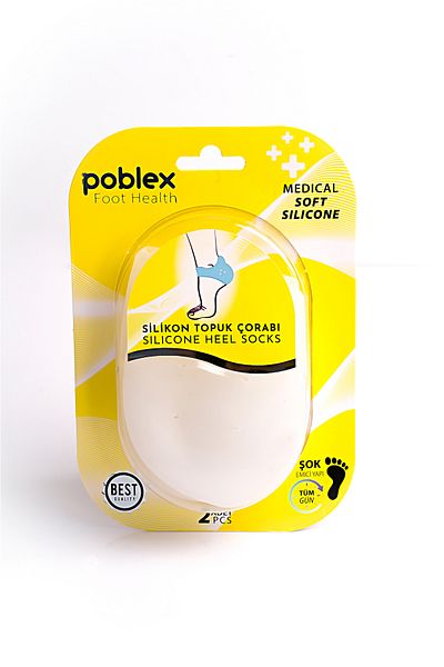 Poblex SILICONE HEEL SOCKS