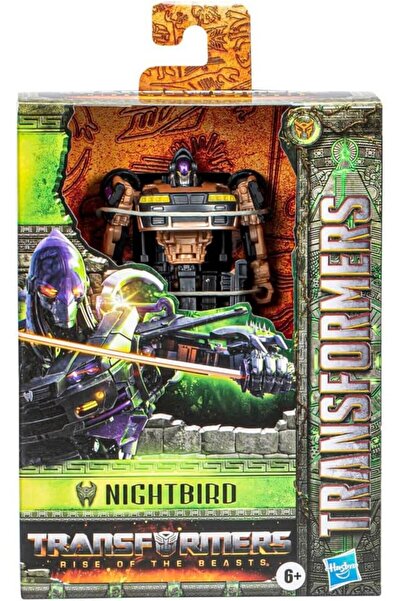 Hasbro Jucarie robot articulat 104 nightbird, clasa deluxe, transformers: rise of the beasts, 12,5 cm