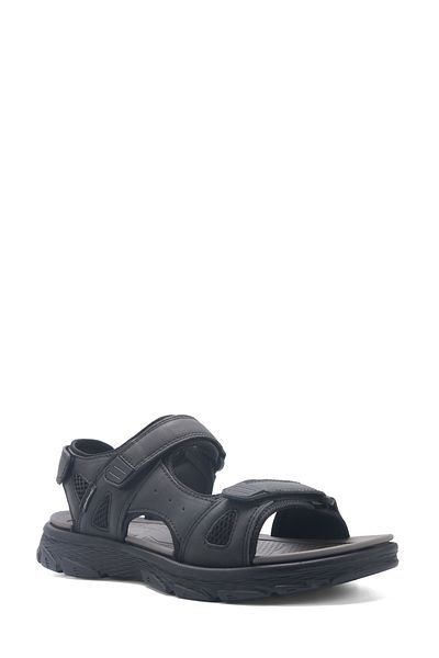 Polaris 408067.M5Fx Black Men's Sandals
