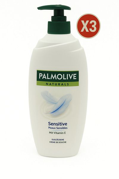Palmolive X3 - PALMOLIVE SHOWER GEL PUMP 750ML SENSITIVE