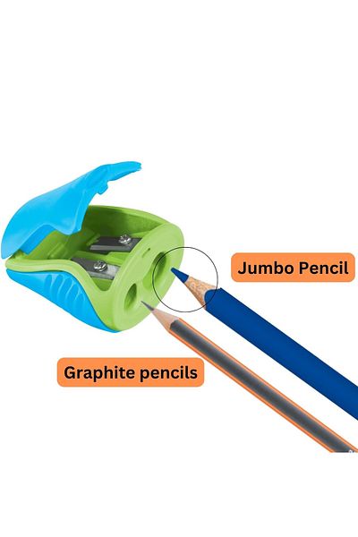 Subaru Double Chamber Pencil Sharpener with Cover