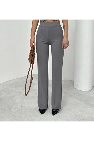 SEVENLINE Women's High Waist Lycra Striped Palazzo Pants