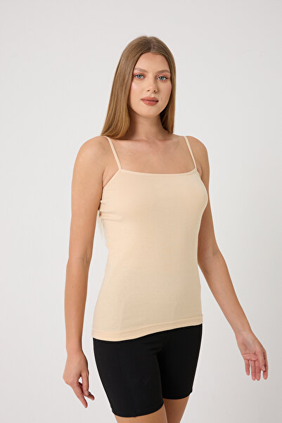 Clara Butik 3 Πακέτο Basic String Strap Tank Top