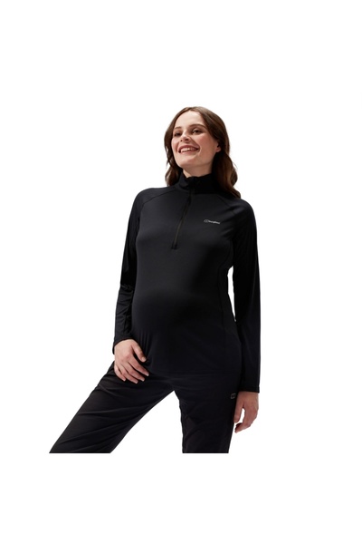 Berghaus W 24/7 ماتيرنيتي LS HZ TECH TEE BLK/BLK