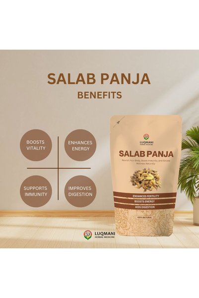 LUQMAN Salab Panja 50gram Pack Enhances Vitality and Energy Levels