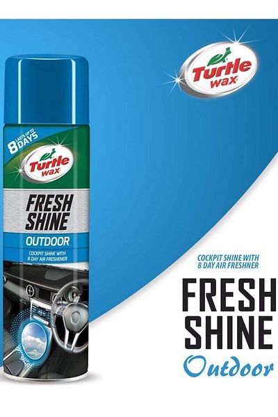 Turtle Wax TurtleWax Car Cockpit Shine & Air Freshener Outdoor Scent - 500ml