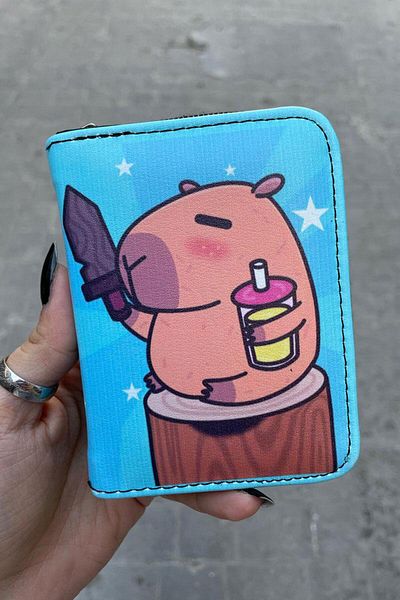 Köstebek Capy Bara Sword Short Wallet