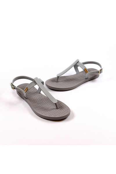 Tkees Women's Gray Flip Flops Beach Sandals Tk-P104