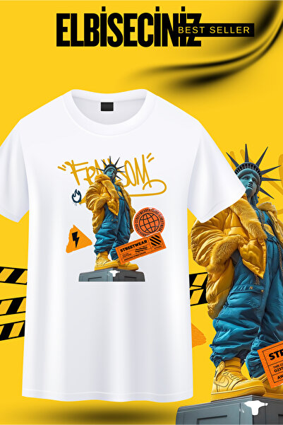 VİZYON İKRA FREEDOM Μπλουζάκι/Φούτερ με στάμπα μπροστά, Unisex