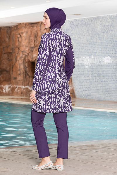 REMSA Lycra Full Covered Μαγιό 1265-178 Μωβ