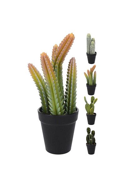Homelux Planta decor cactus in ghiveci, 27 cm, disponibila in 4 variante