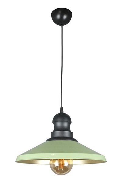 Fer Avize Azalea Modern Design - Black Green and Gold Colored Chandelier, Metal Head (Without Bulb)