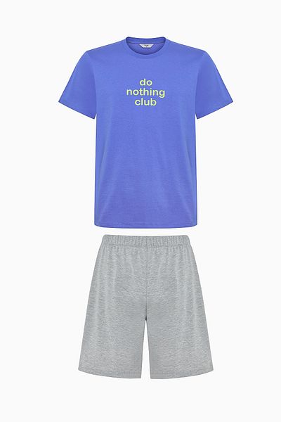 Penti Nothing Club Mehrfarbiges Pyjama-Set mit Shorts