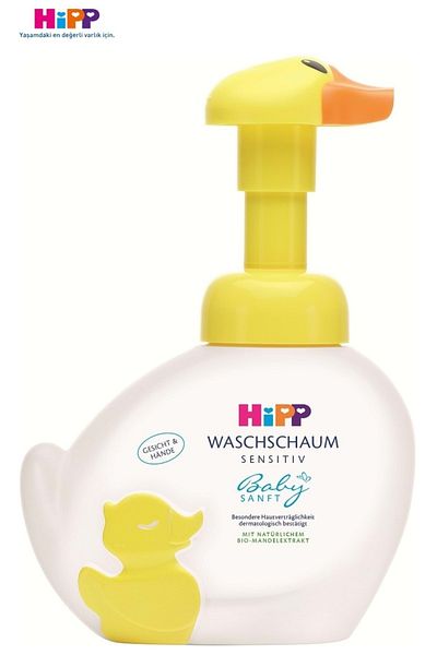 Hipp Babysanft Baby/Child Hand Washing Foam 250ml with Pump (Set of 3)