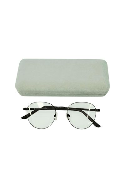 bonjorno aksesuar Square Glasses Container for Optical Frame (Hard) Wiping Cloth with Gift