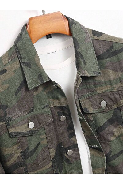 WKM Men's Jean Denim Standard Fit Buttoned Denim Jacket with Pockets