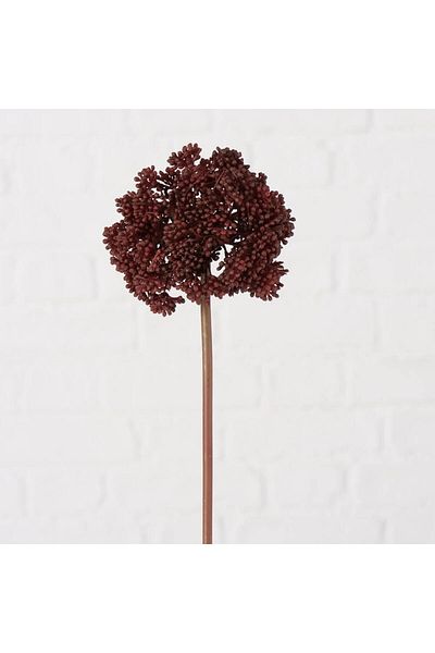 Homelux Planta de decor, 35x11 cm, metal/plastic, visiniu