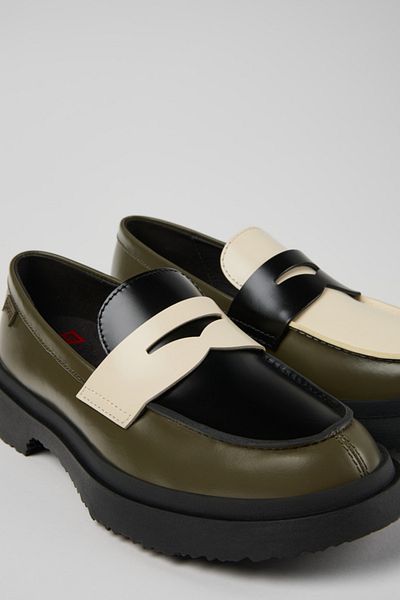 CAMPER Twins Women's Multicolored Leather Loafer