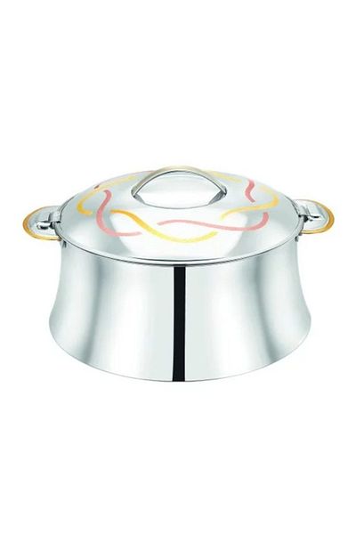 Bohara Serene Food Container, Indian Stainless Steel, 7500ml