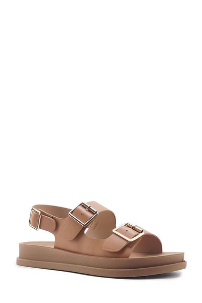 Polaris 325625.Z 5Fx Tan Women's Flat Sandals