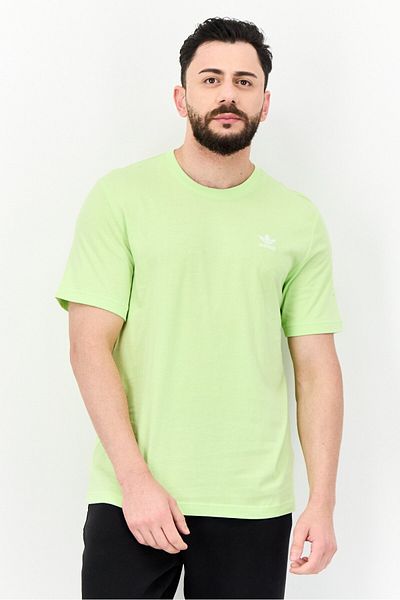 adidas Men Sportswear Fit Short Sleeve Outdoor T-shirt, Lime