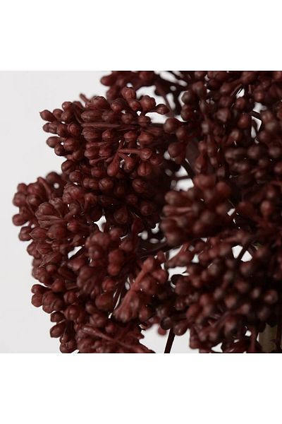 Homelux Planta de decor, 35x11 cm, metal/plastic, visiniu