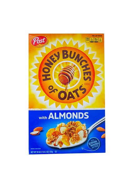 Post Honey Bunches of Almonds Oats Cereal 510 g