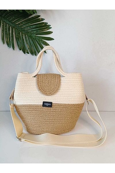 VeronicA Tress Jute Shoulder and Hand Bag