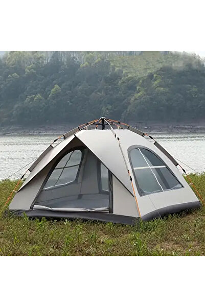 Sportaj 3 Kişilik Çift Katmanlı Tam Otomatik Kamp Çadırı 220x200x145Cm