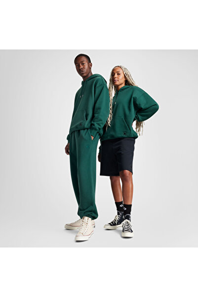 Converse Classic Unisex Loose Fit Yeşil Hoodie