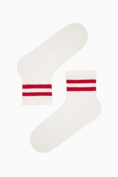 Penti Apple Frill Tennis Rot Weiß 2 Socken