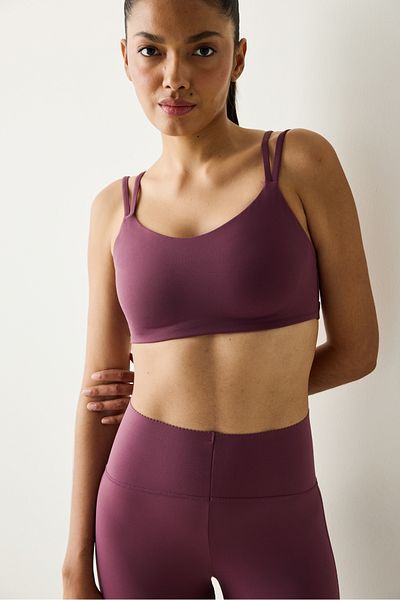 Penti Plum Medium Support Back Detaillierter Sport-BH