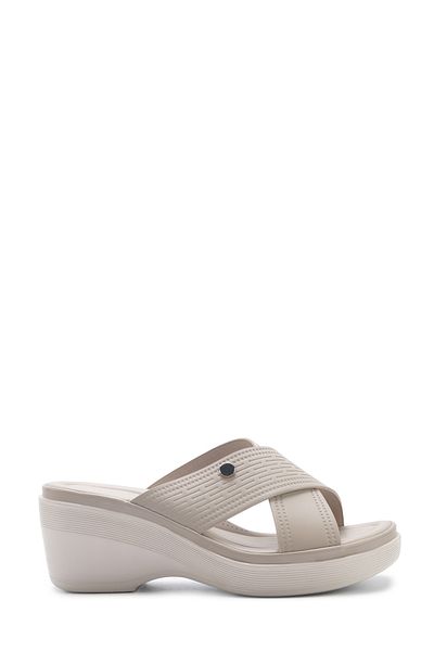 Polaris 167000.Z5Fx Beige Women's Slippers