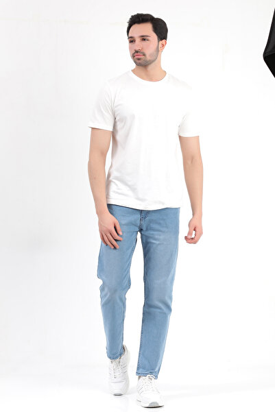 JB John Borners Ανδρικό μπλε Regular Fit Lycra Jean - 5129