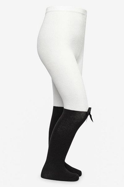 Penti Hübsche schwarze Strumpfhosen mit Streifen