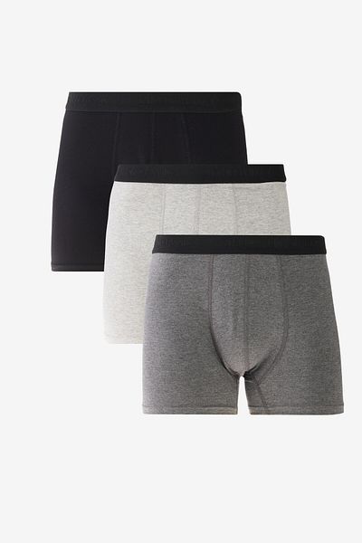 ALTINYILDIZ CLASSICS Ανδρικό Premium βαμβακερό μαύρο-γκρι-ανθρακί 3 Pack Flexible Boxer