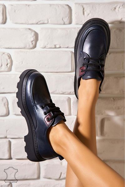 Joana Mocasini dama Piele Naturala Bleumarin Dally