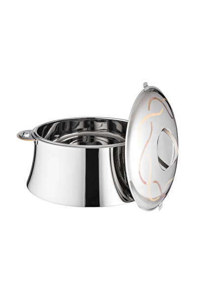 Bohara Serene Food Container, Indian Stainless Steel, 3500ml