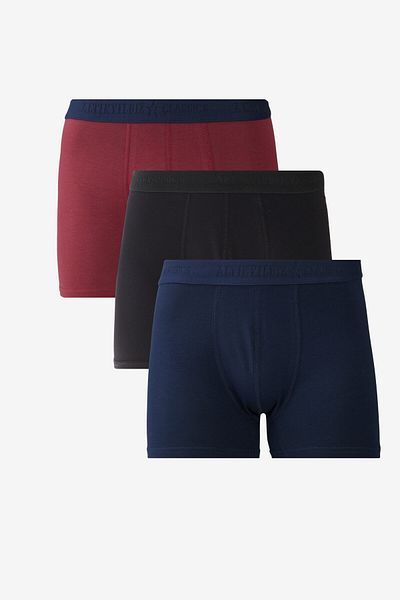 ALTINYILDIZ CLASSICS Ανδρικά Navy-Burgundy-Black Cotton 3 Pack Ευέλικτα μπόξερ