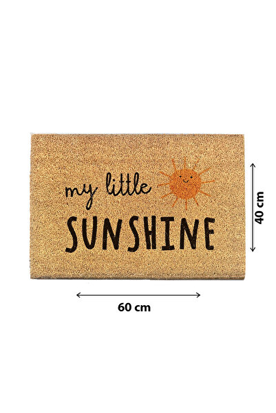 Iromika Home Coco Mysun 40x60 Cm Kıl Paspas, Dekoratif Çok Amaçlı İç Ve Dış Kapı Paspası