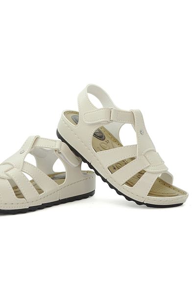 LETAO Women's Confort Comfortable Flexible Cream Mother Sandals