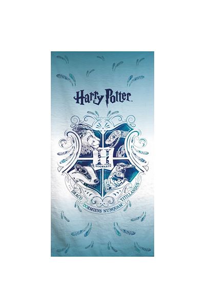 Harry Potter Children's bath towel, microfiber, 70x140 cm, multicolor, Harry Potter Hogwarts