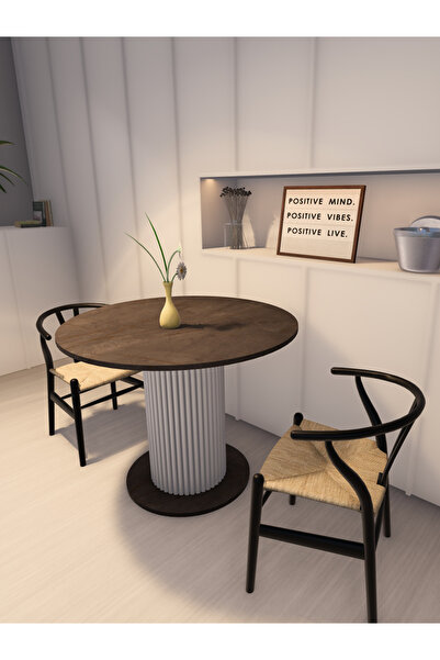 moka park avm ANTORYUM YUVARLAK YEMEK MASASI MUTFAK MASASI 90 CM