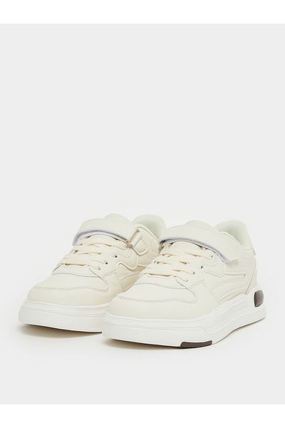 Styli Panelled Sneakers with Hook and Loop Closure