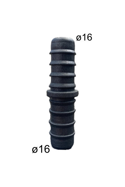 Akça Plastik 16*16mm Çap Ekleme Nipeli Plastik Damla Sulama Ek Parça - 100 Adet
