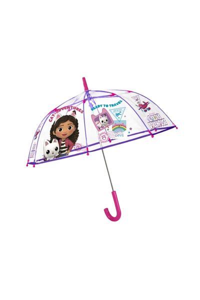 Perletti Transparent umbrella, Perletti, Gabby's, 45 cm, Gabby's Dollhouse Collection